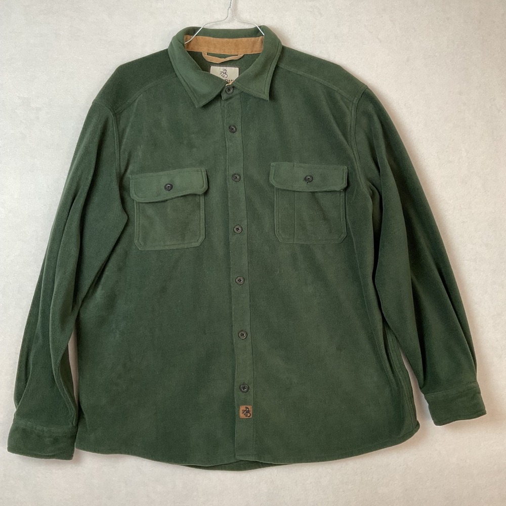 Legendary Whitetails Mens XL Hunter Green Fleece Shirt Jacket Long Sleeve